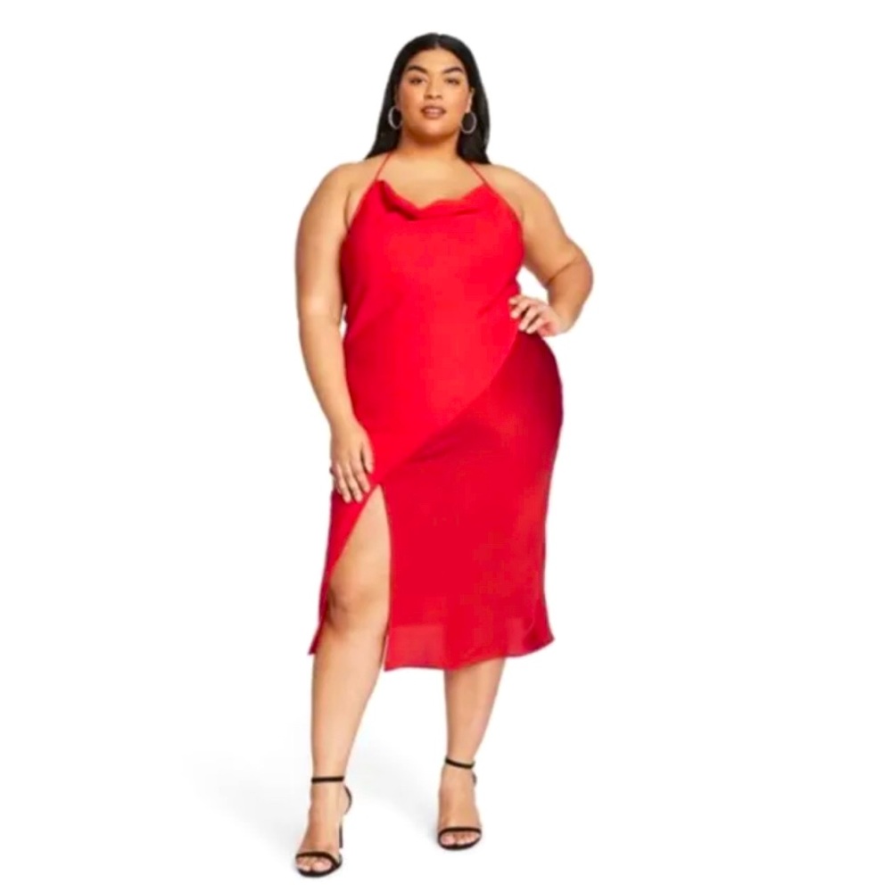 Cushing for Target red slip dress